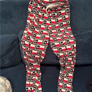 Texas Flag Pattern Pajama Pants